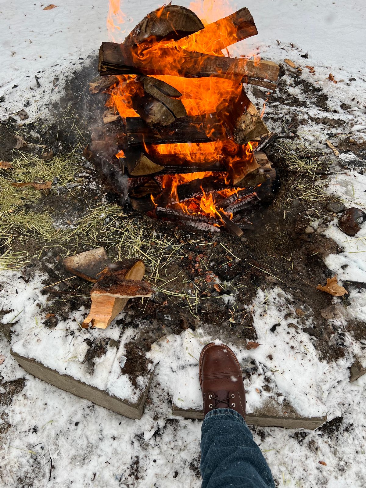 Photo by MichaelCarpenter on December 2, 2023 of the Red Wing Iron Ranger in S.B. Foot Amber Harness.