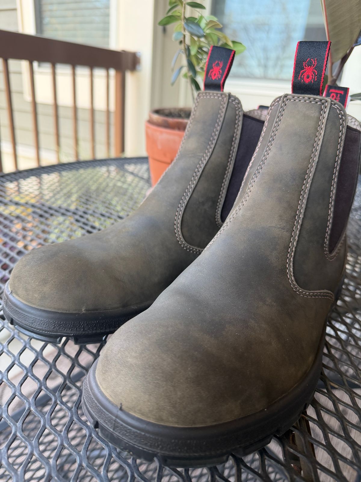 Photo by wtb2 on November 5, 2025 of the Redback Iron Bark in Iron Bark Full Grain.