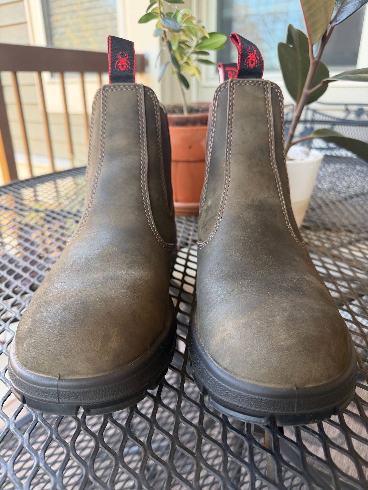 Photo by wtb2 on November 5, 2025 of the Redback Iron Bark in Iron Bark Full Grain.