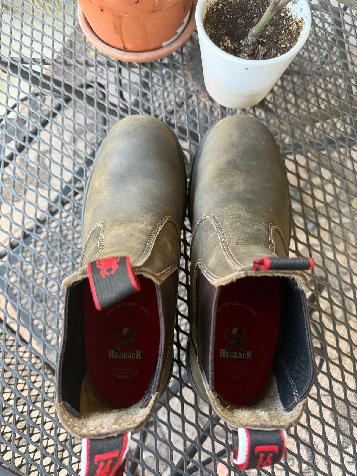 Photo by wtb2 on November 5, 2025 of the Redback Iron Bark in Iron Bark Full Grain.