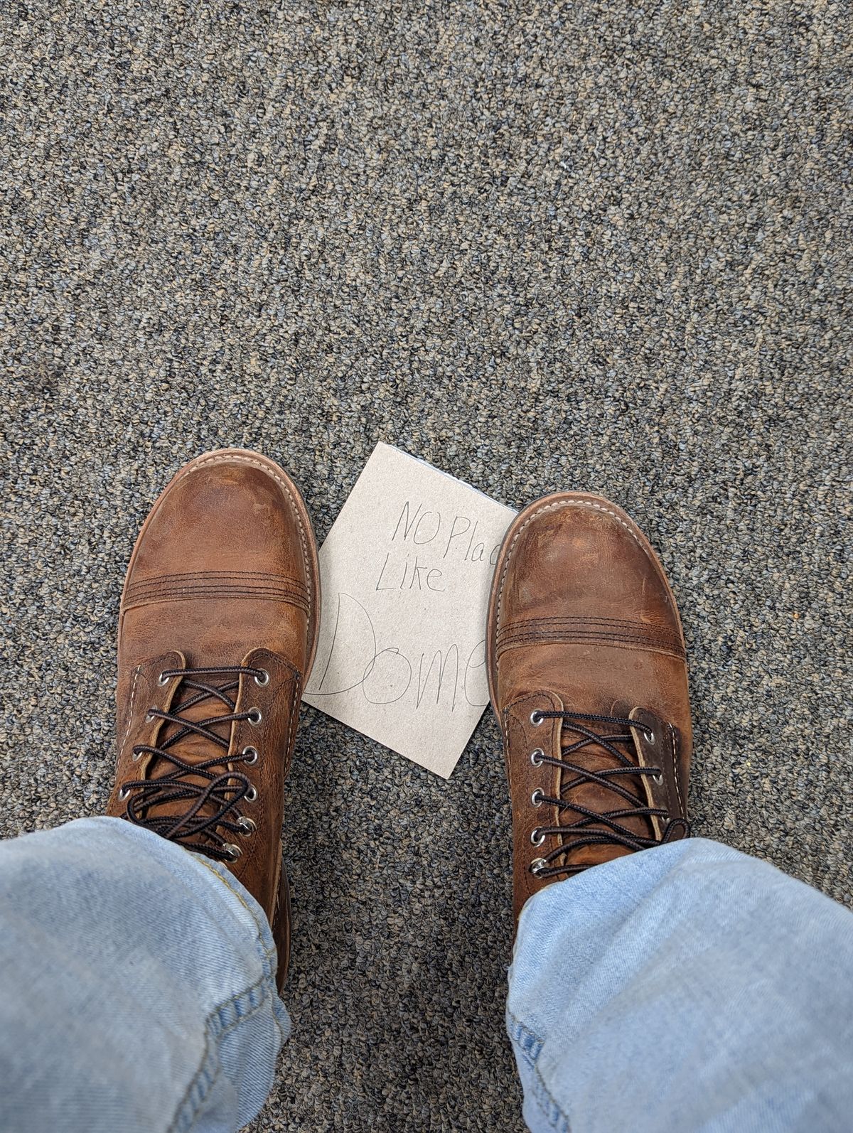 Photo by RoseAnvil_Chris on November 4, 2022 of the Red Wing Iron Ranger in S.B. Foot Copper Rough and Tough.