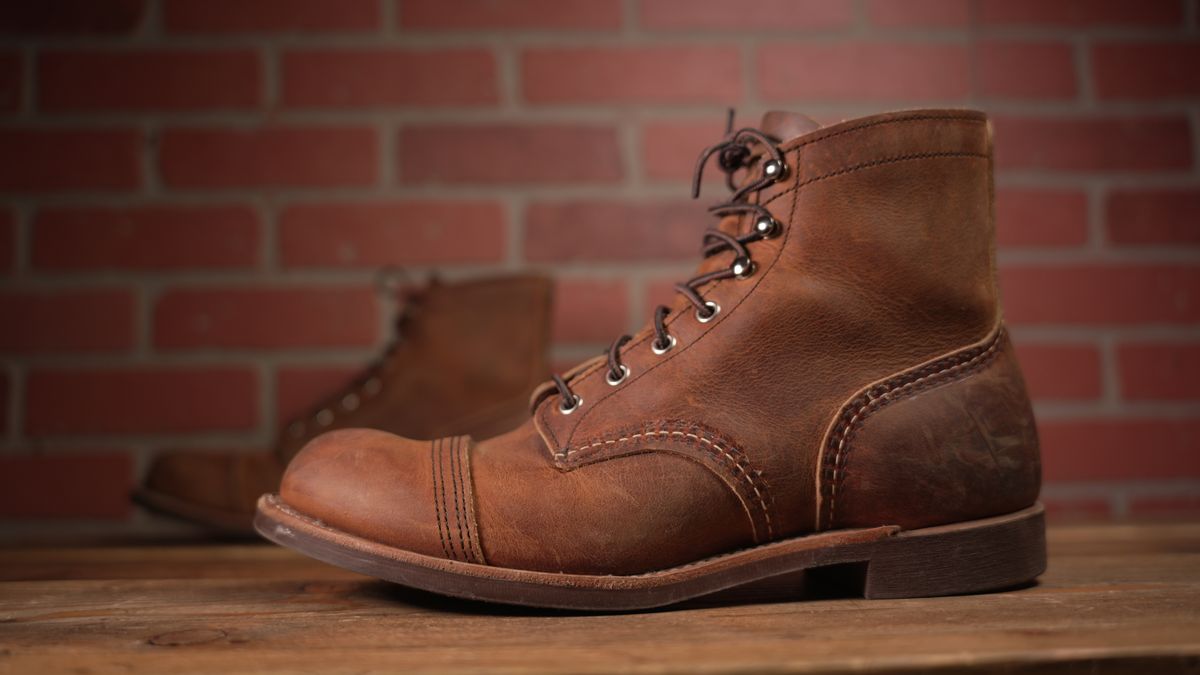 Photo by RoseAnvil_Chris on December 5, 2022 of the Red Wing Iron Ranger in S.B. Foot Copper Rough and Tough.