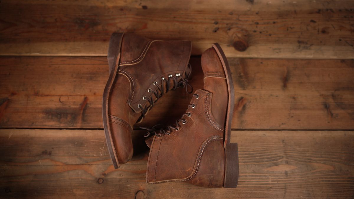 Photo by RoseAnvil_Chris on December 5, 2022 of the Red Wing Iron Ranger in S.B. Foot Copper Rough and Tough.
