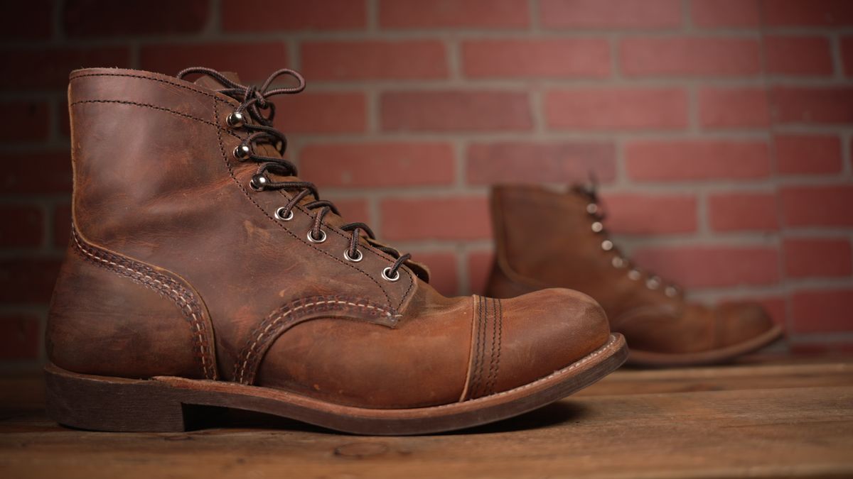 Photo by RoseAnvil_Chris on December 5, 2022 of the Red Wing Iron Ranger in S.B. Foot Copper Rough and Tough.
