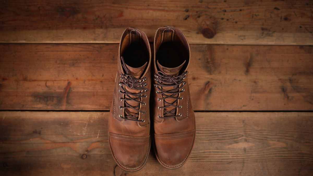 Photo by RoseAnvil_Chris on December 5, 2022 of the Red Wing Iron Ranger in S.B. Foot Copper Rough and Tough.