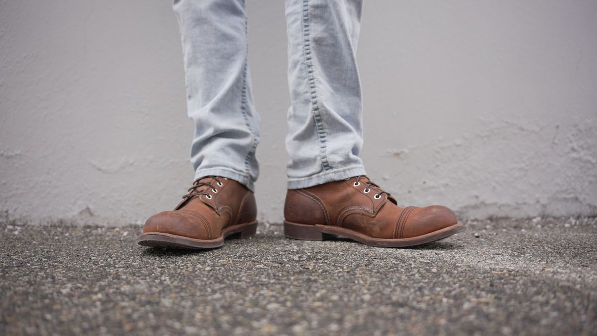 Photo by RoseAnvil_Chris on January 4, 2023 of the Red Wing Iron Ranger in S.B. Foot Copper Rough and Tough.