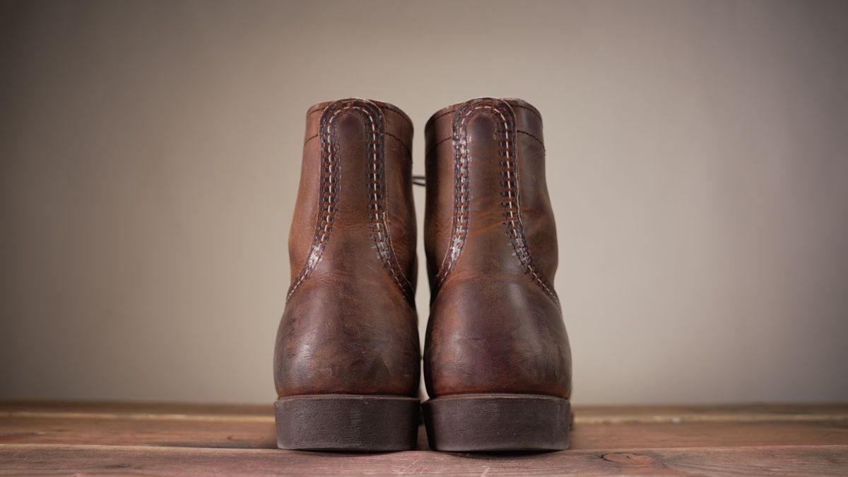Photo by RoseAnvil_Chris on January 4, 2023 of the Red Wing Iron Ranger in S.B. Foot Copper Rough and Tough.
