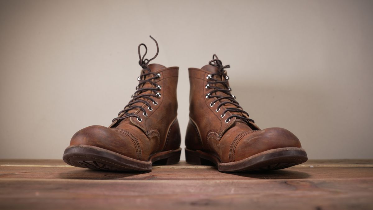 Photo by RoseAnvil_Chris on January 4, 2023 of the Red Wing Iron Ranger in S.B. Foot Copper Rough and Tough.