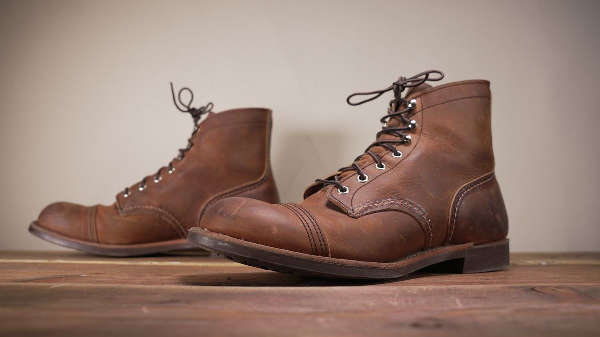 Photo by RoseAnvil_Chris on January 4, 2023 of the Red Wing Iron Ranger in S.B. Foot Copper Rough and Tough.