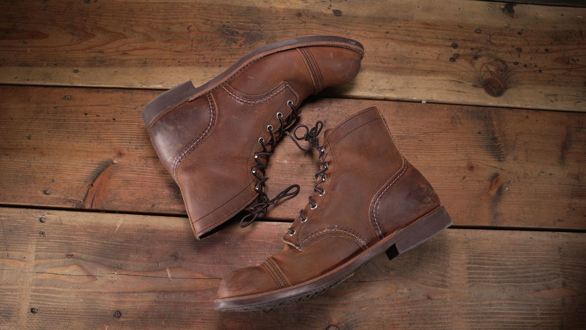 Photo by RoseAnvil_Chris on January 4, 2023 of the Red Wing Iron Ranger in S.B. Foot Copper Rough and Tough.