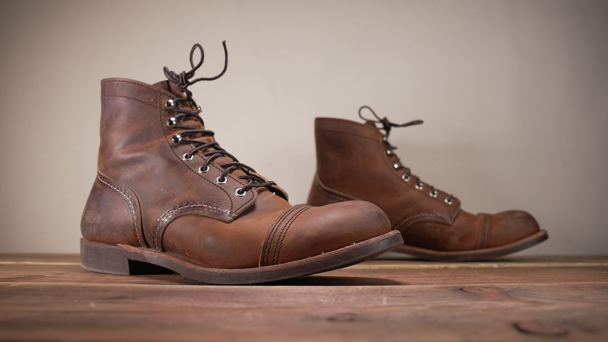 Photo by RoseAnvil_Chris on January 4, 2023 of the Red Wing Iron Ranger in S.B. Foot Copper Rough and Tough.