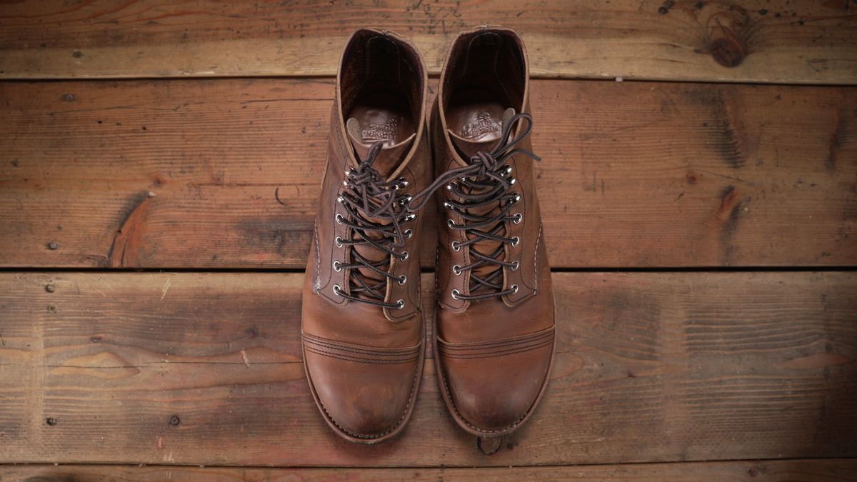 Photo by RoseAnvil_Chris on January 4, 2023 of the Red Wing Iron Ranger in S.B. Foot Copper Rough and Tough.