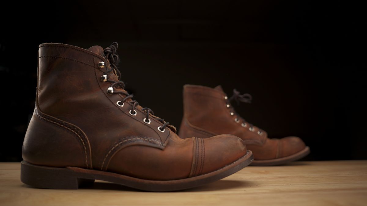 Photo by RoseAnvil_Chris on March 3, 2023 of the Red Wing Iron Ranger in S.B. Foot Copper Rough and Tough.