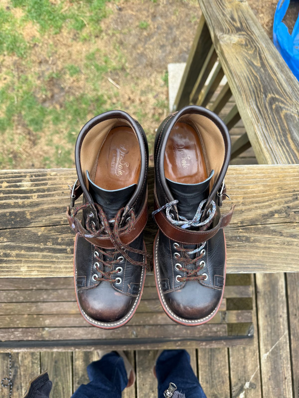 Photo by neocynn on April 4, 2026 of the Dr. Sole Ski Boot in Horween Black Chromexcel.