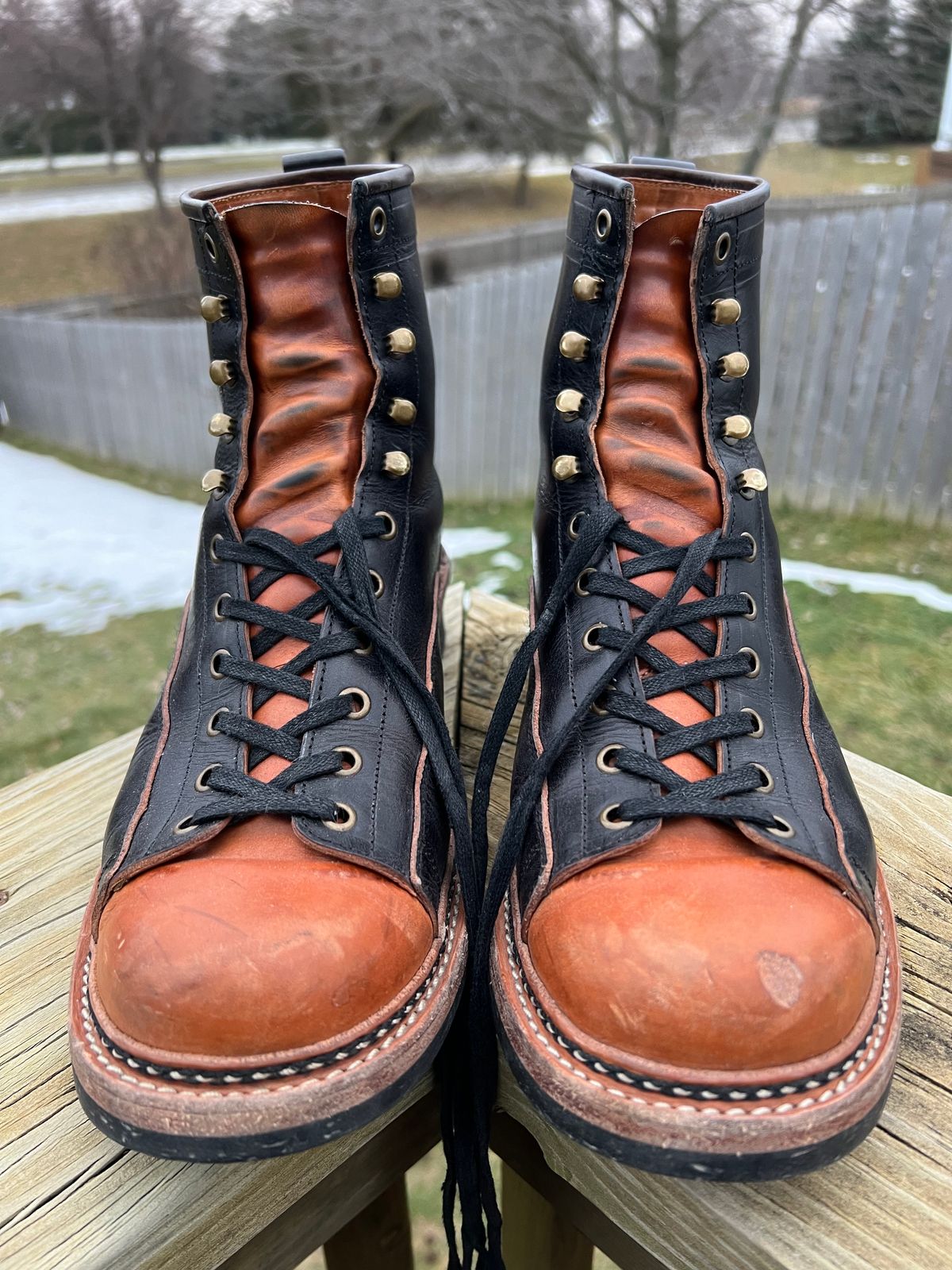 Photo by neocynn on February 3, 2024 of the Jakkrabbits 7-Inch Tamarin Boots in Badalassi Carlo Bone Pueblo.