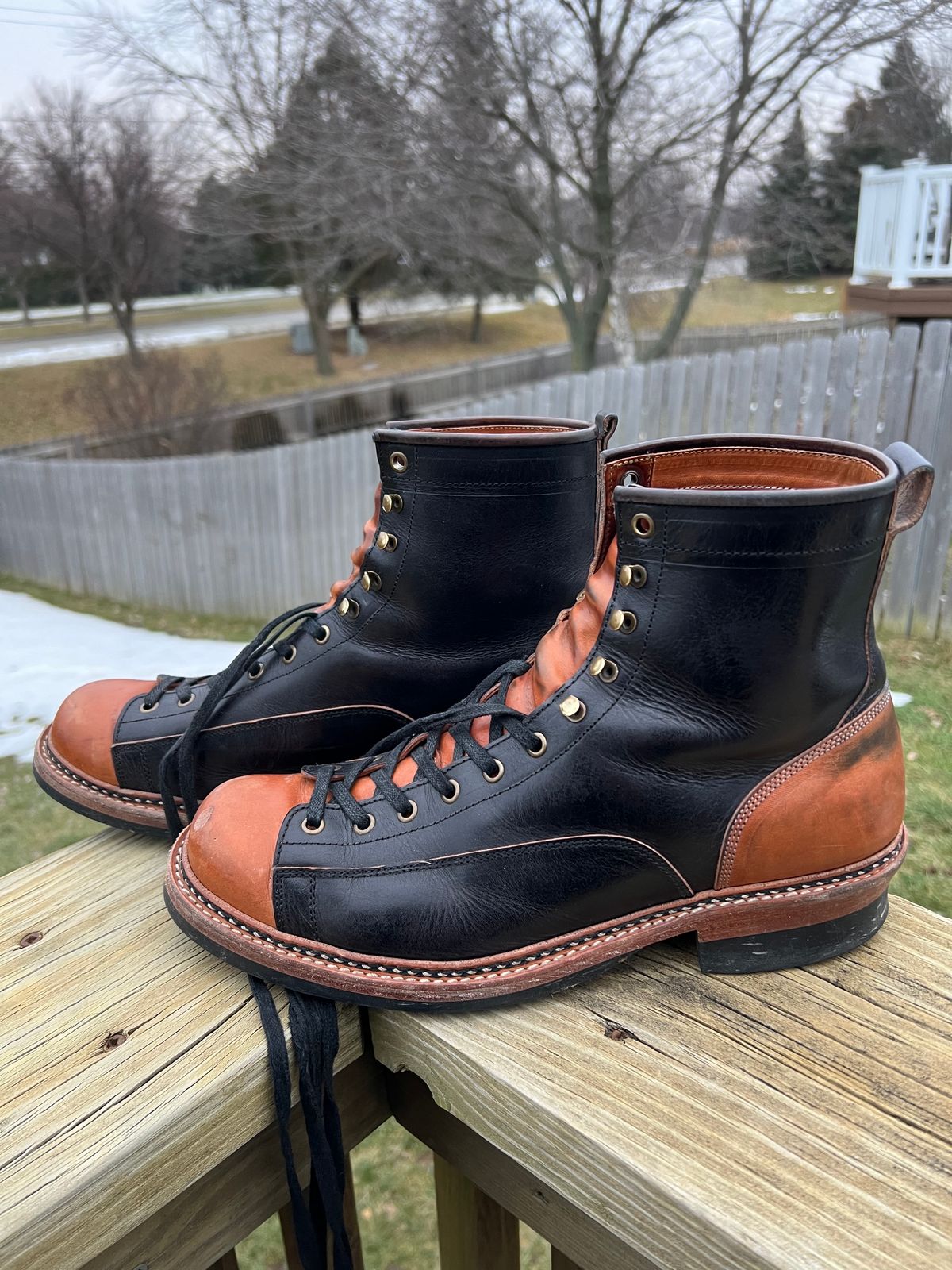 Photo by neocynn on February 3, 2024 of the Jakkrabbits 7-Inch Tamarin Boots in Badalassi Carlo Bone Pueblo.