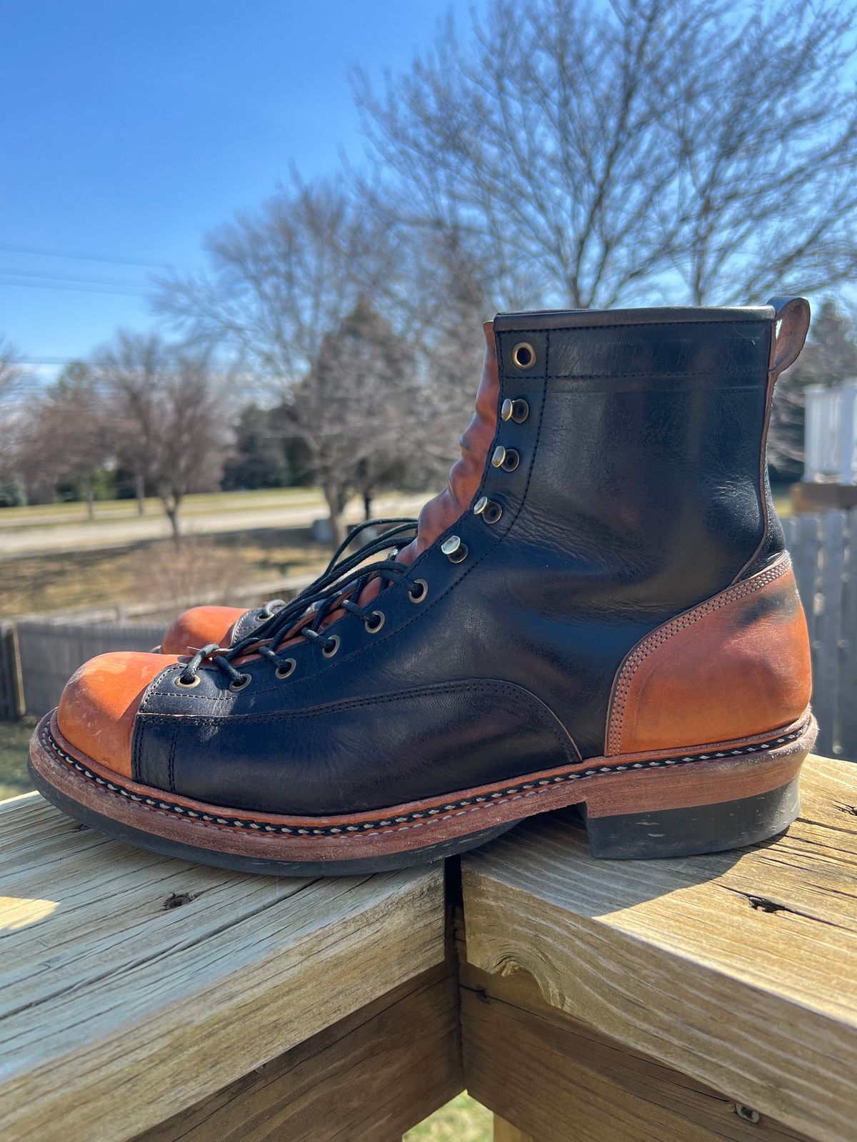 Photo by neocynn on March 1, 2024 of the Jakkrabbits 7-Inch Tamarin Boots in Badalassi Carlo Bone Pueblo.