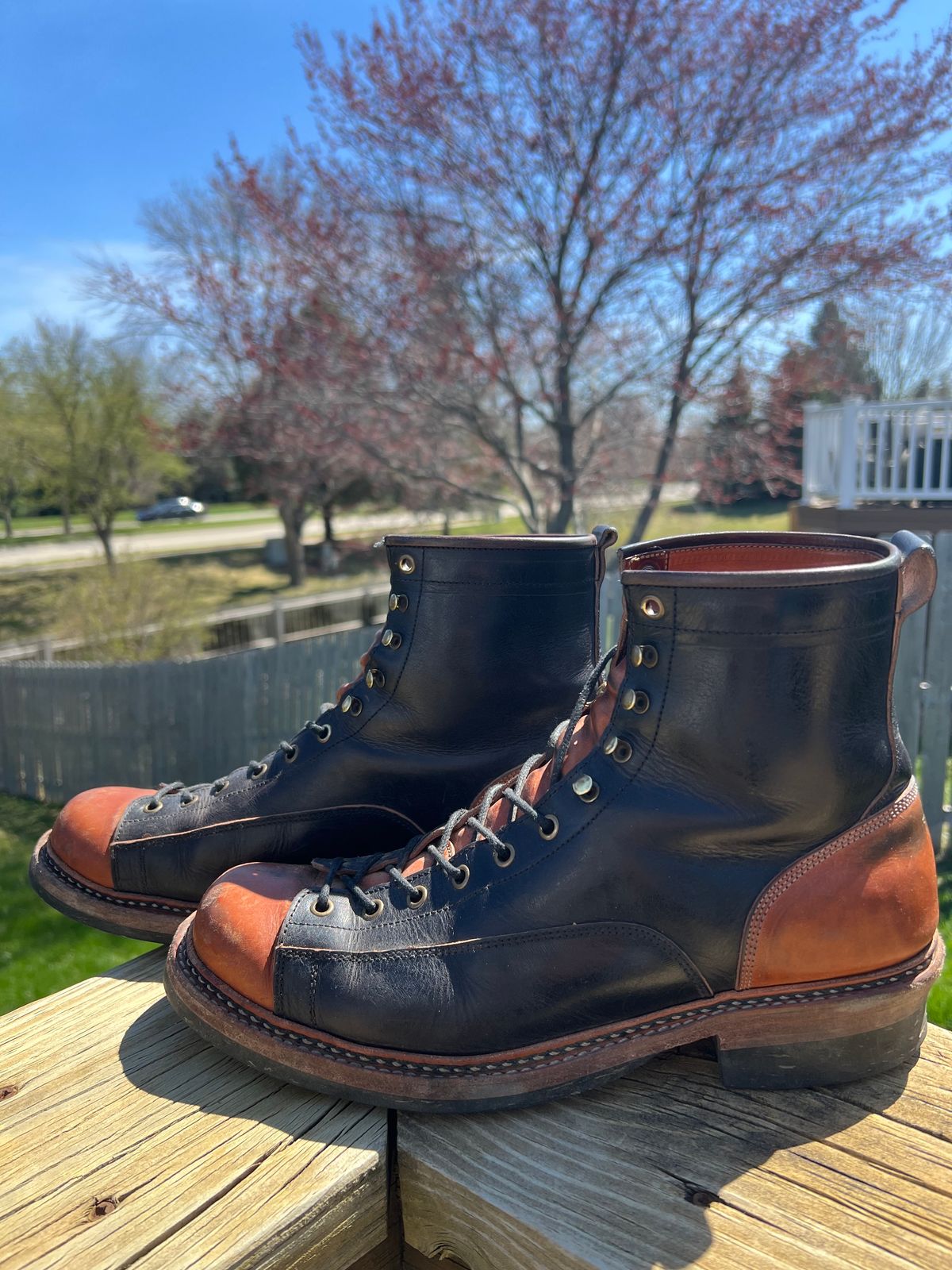 Photo by neocynn on April 5, 2024 of the Jakkrabbits 7-Inch Tamarin Boots in Badalassi Carlo Bone Pueblo.