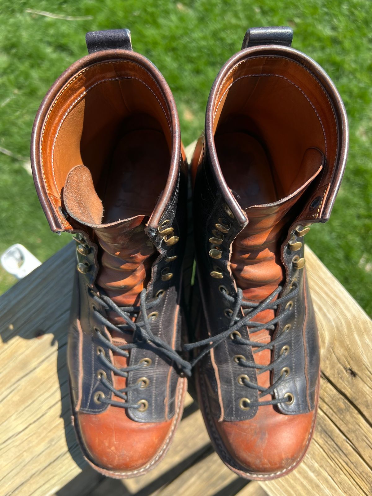 Photo by neocynn on April 5, 2024 of the Jakkrabbits 7-Inch Tamarin Boots in Badalassi Carlo Bone Pueblo.