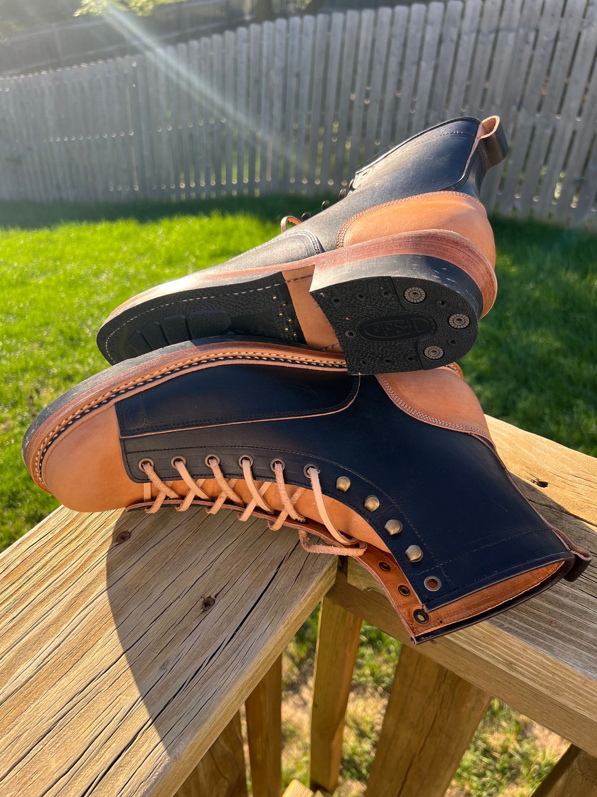 Photo by neocynn on October 1, 2023 of the Jakkrabbits 7-Inch Tamarin Boots in Badalassi Carlo Bone Pueblo.