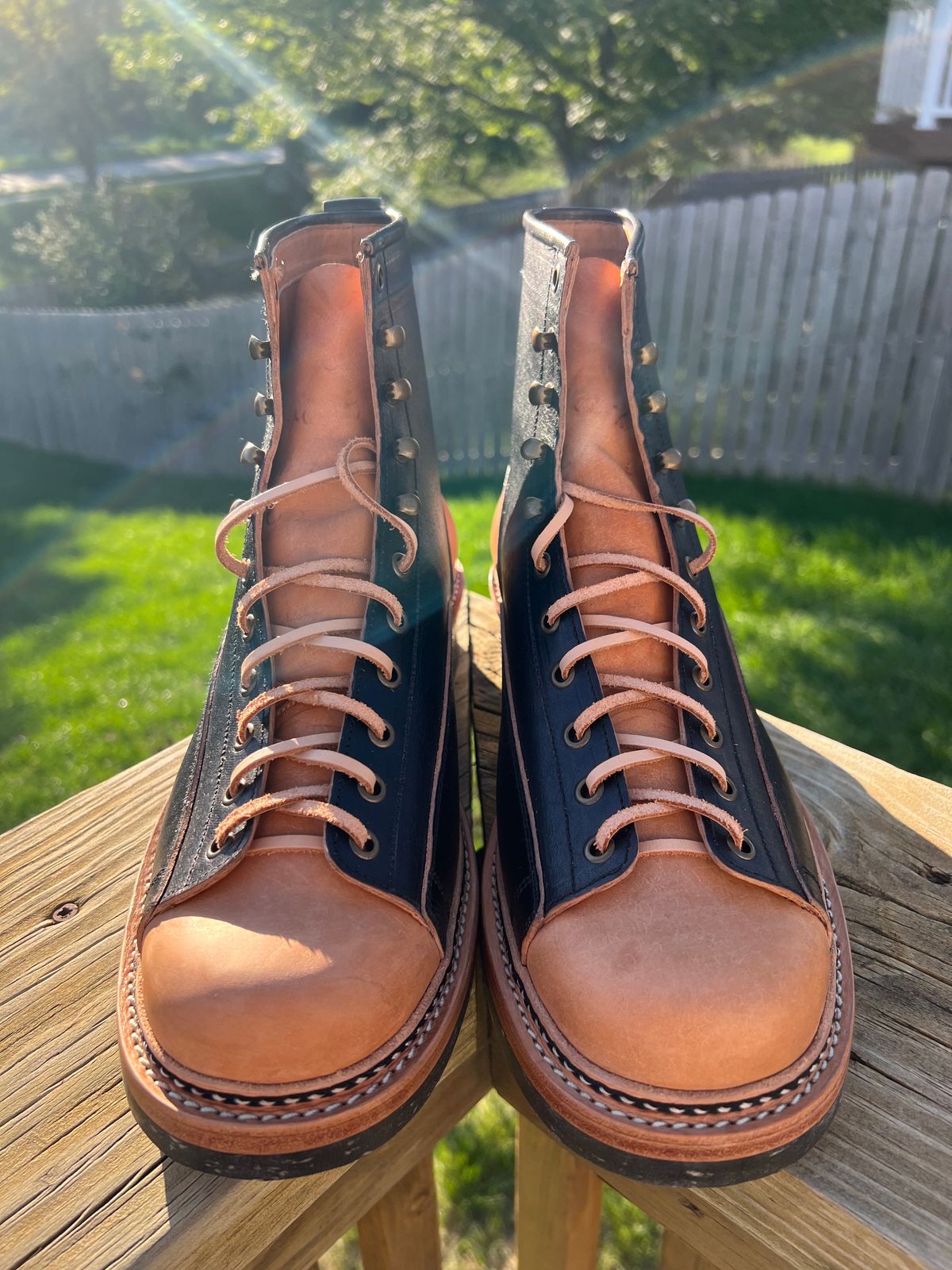 Photo by neocynn on October 1, 2023 of the Jakkrabbits 7-Inch Tamarin Boots in Badalassi Carlo Bone Pueblo.