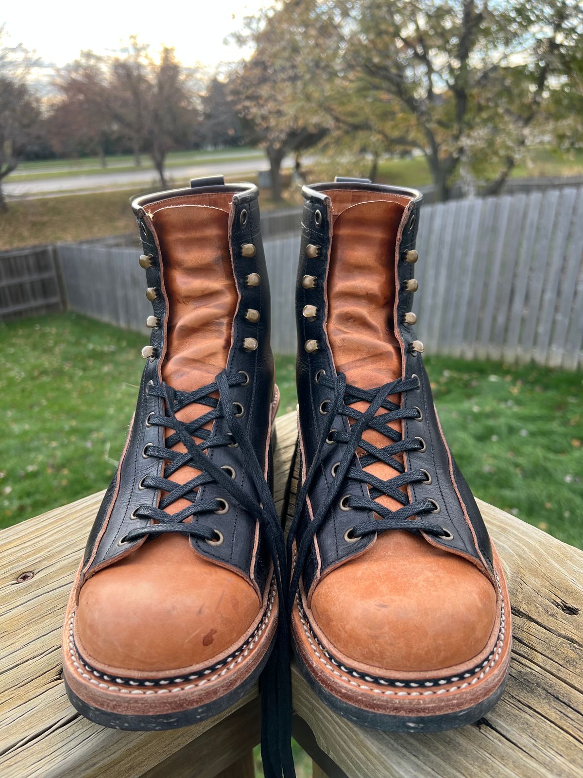 Photo by neocynn on November 5, 2023 of the Jakkrabbits 7-Inch Tamarin Boots in Badalassi Carlo Bone Pueblo.