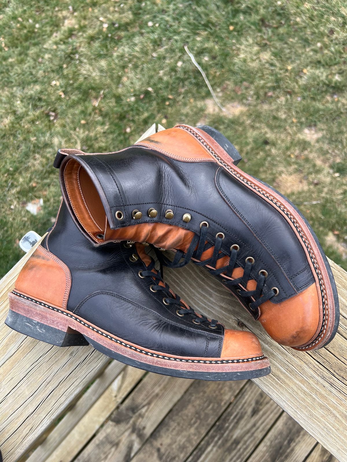 Photo by neocynn on January 5, 2024 of the Jakkrabbits 7-Inch Tamarin Boots in Badalassi Carlo Bone Pueblo.