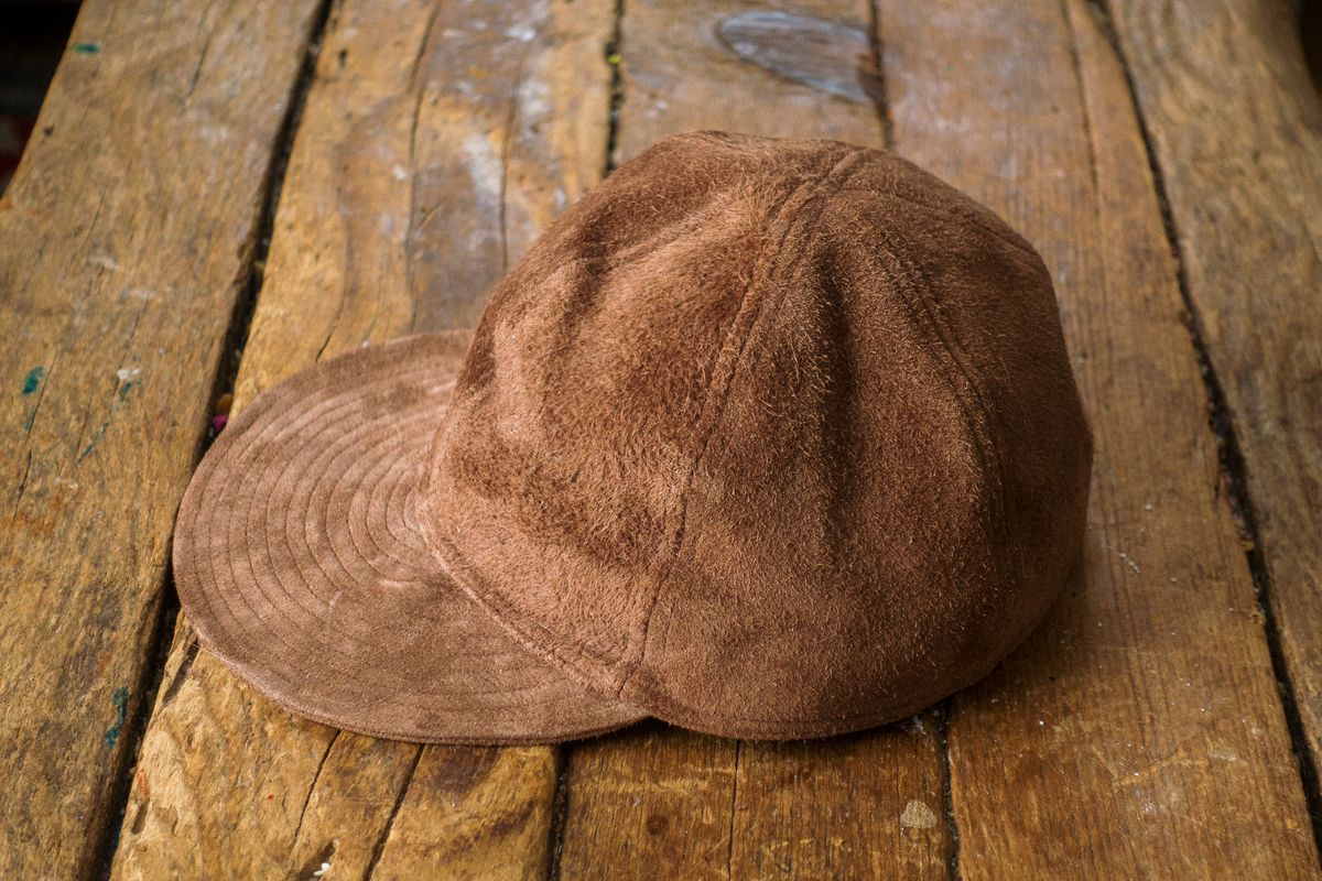 Photo by amvoith on February 8, 2025 of the Papa Nui A-26 in Shinki Mid Brown Horsehide Roughout.