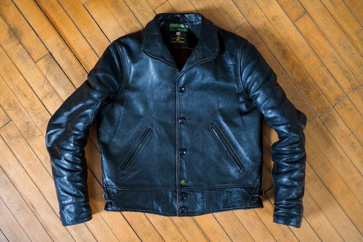 Photo by amvoith on January 7, 2026 of the Himel Bros. Excelsior in Shinki Black Pigment Horsehide.