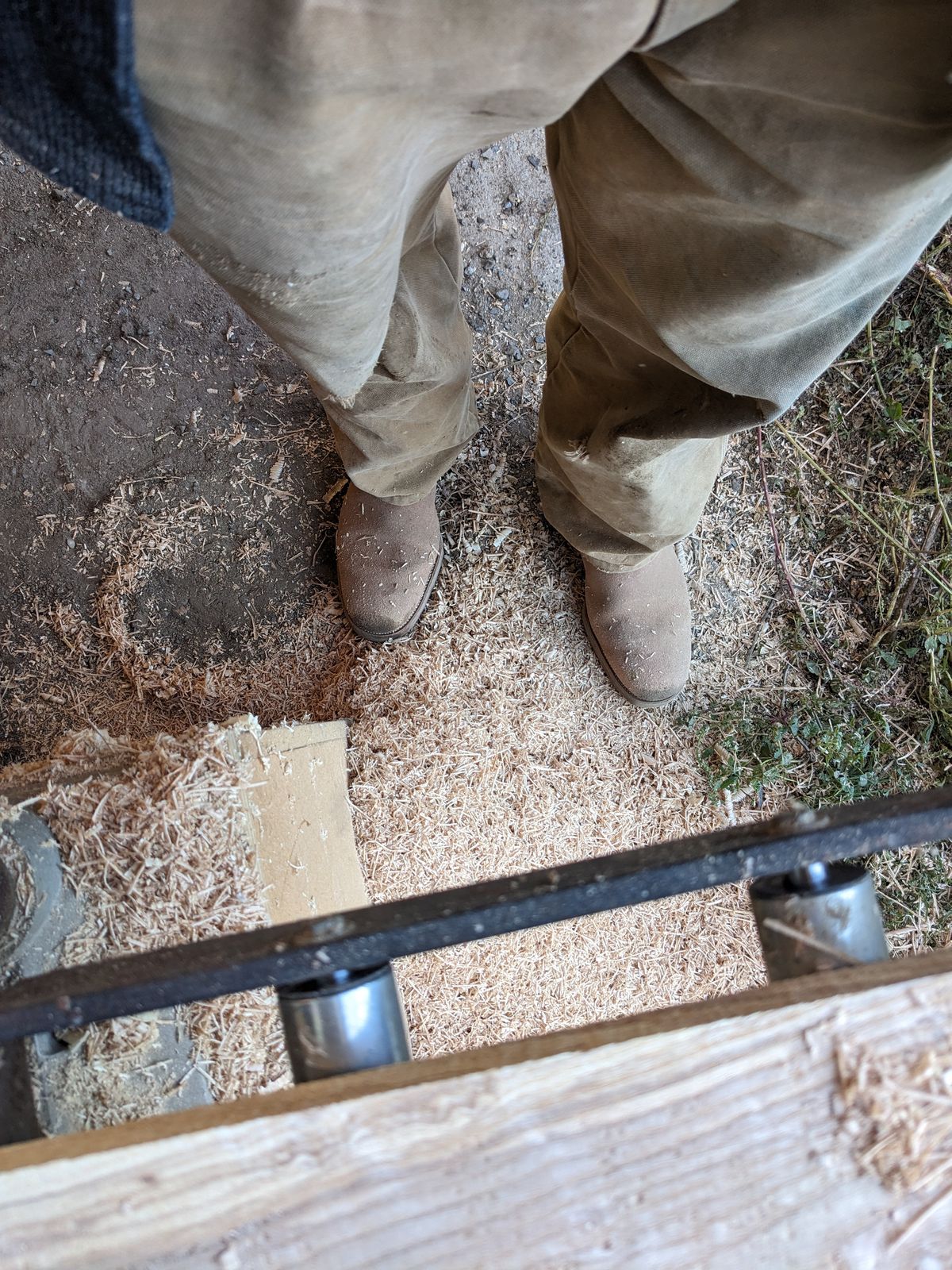 Photo by amvoith on October 12, 2024 of the Unsung Jim Casy in Wickett & Craig Natural Latigo Roughout.