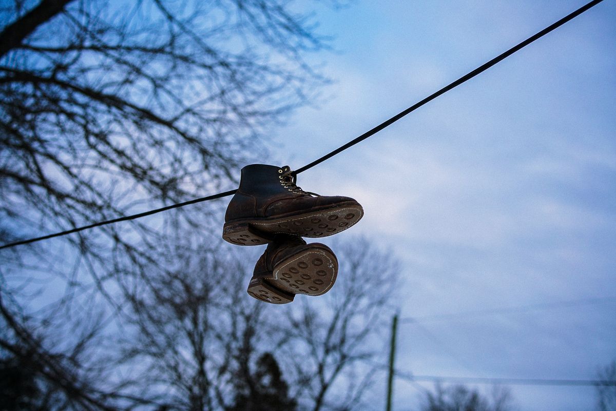 Photo by amvoith on February 4, 2024 of the Viberg Service Boot in Horween Brown Waxed Flesh.