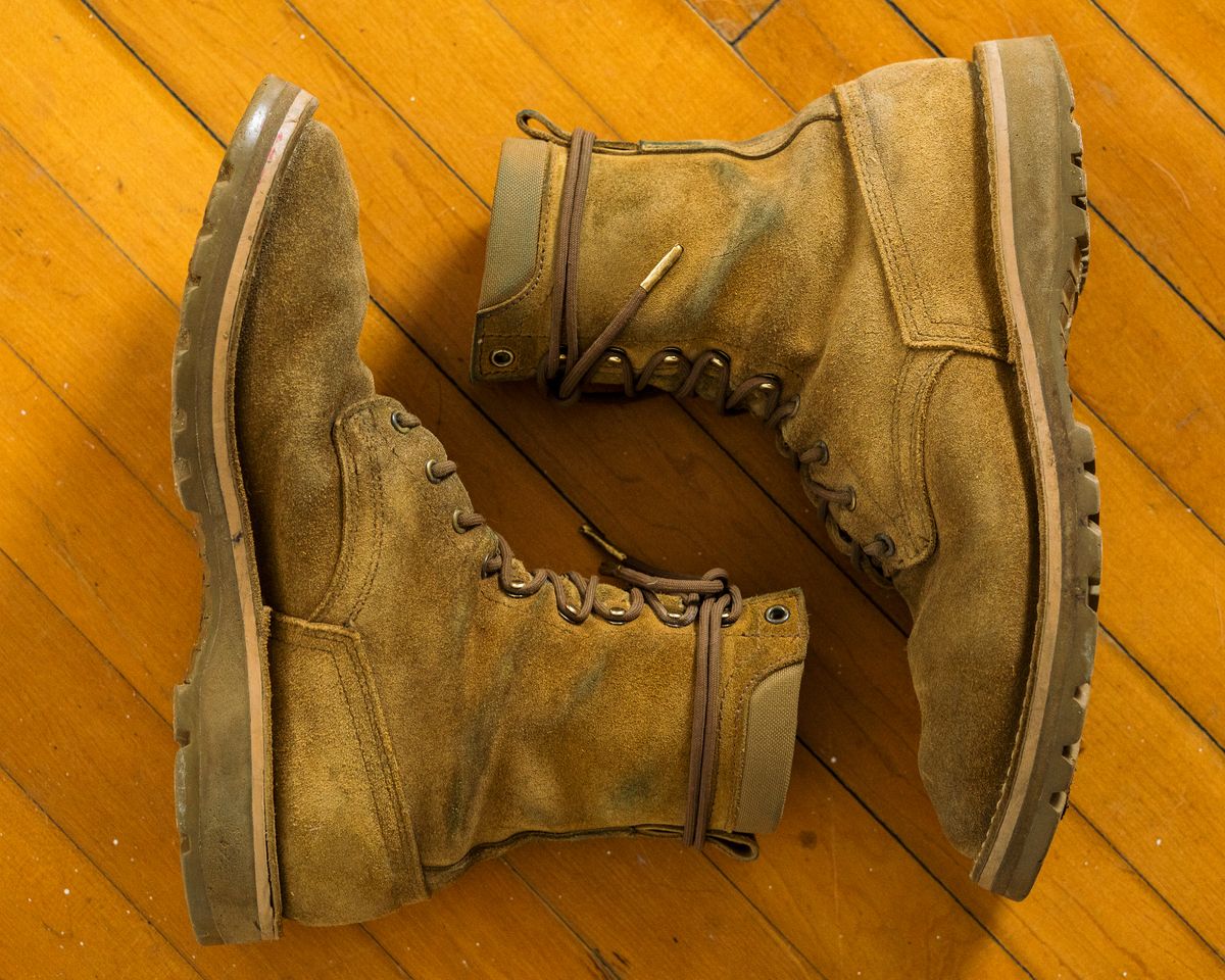 Photo by amvoith on December 17, 2025 of the Nicks Tactical in WeaherShield Coyote Brown Roughout.