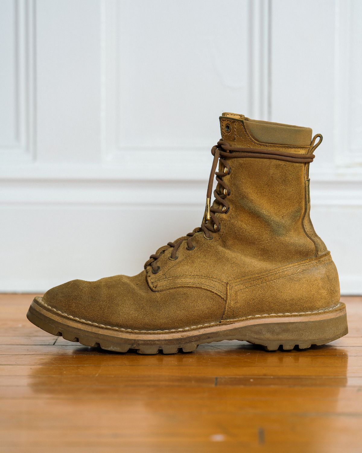 Photo by amvoith on December 17, 2025 of the Nicks Tactical in WeaherShield Coyote Brown Roughout.
