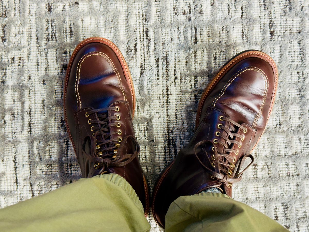 Photo by ACepero on July 25, 2025 of the Alden Indy Boot in Horween Brown Chromexcel.