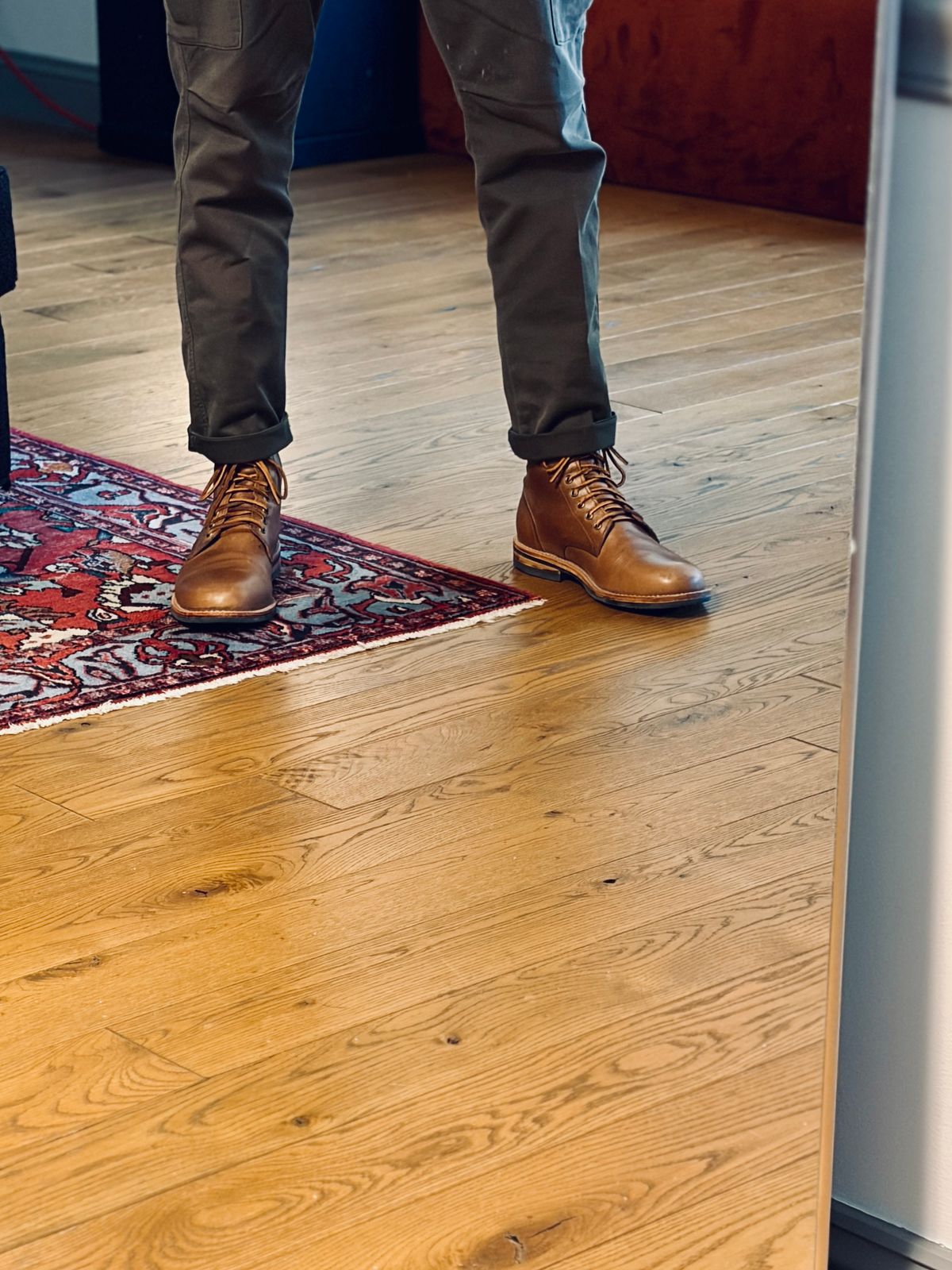 Photo by ACepero on October 5, 2025 of the Oak Street Bootmakers Trench Boot in Horween Natural Chromexcel.