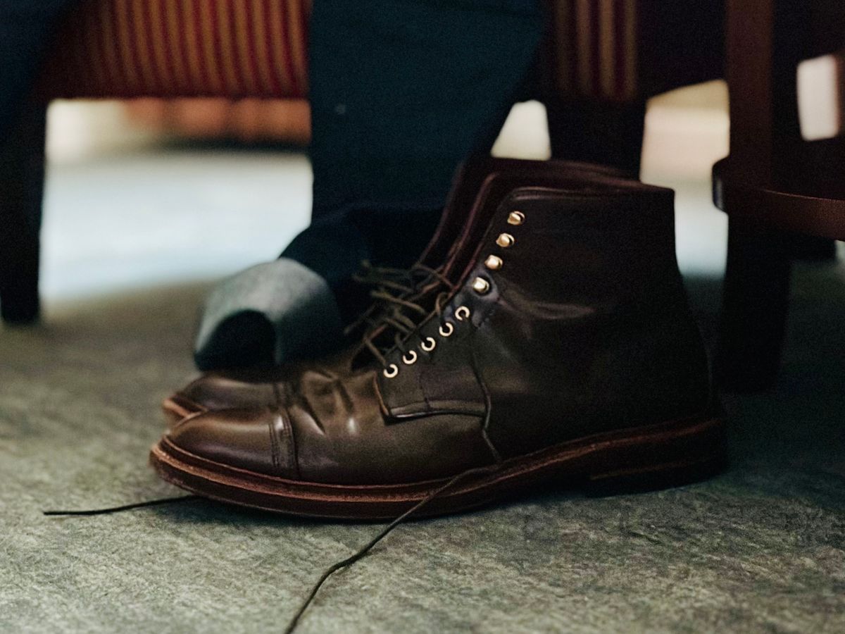 Photo by ACepero on November 20, 2023 of the Alden x Stitchdown Stitchup 3 in Horween Ravello Shell Cordovan.