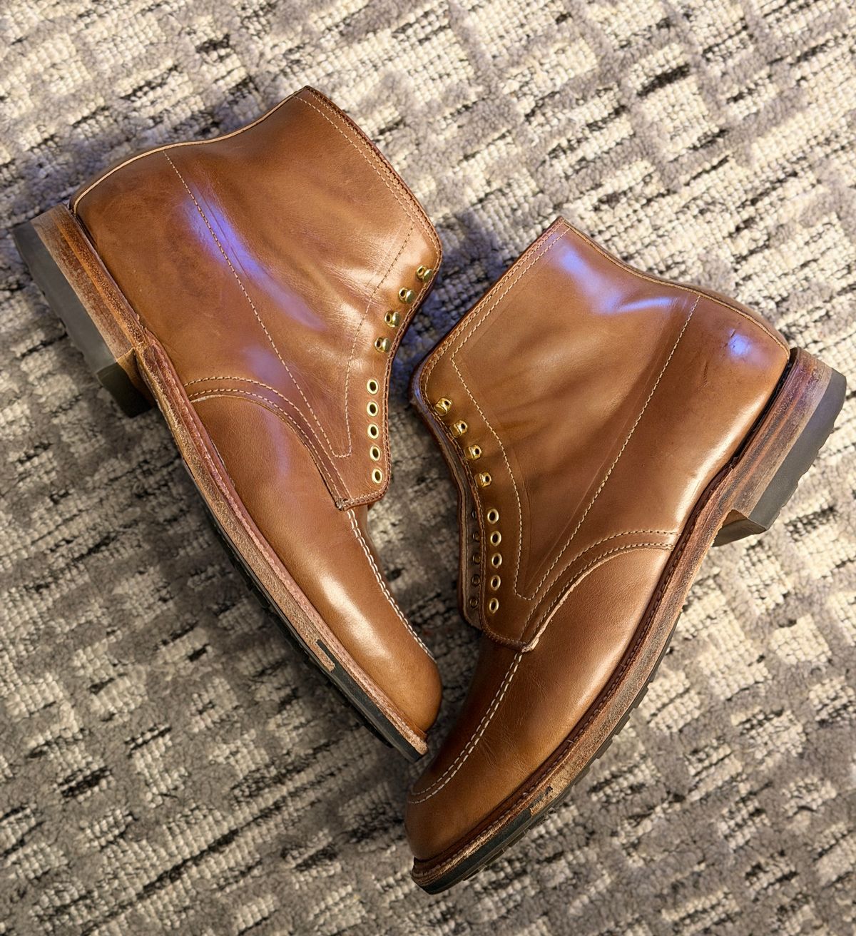 Photo by ACepero on January 25, 2026 of the Alden Indy Boot in Horween Natural Chromexcel.