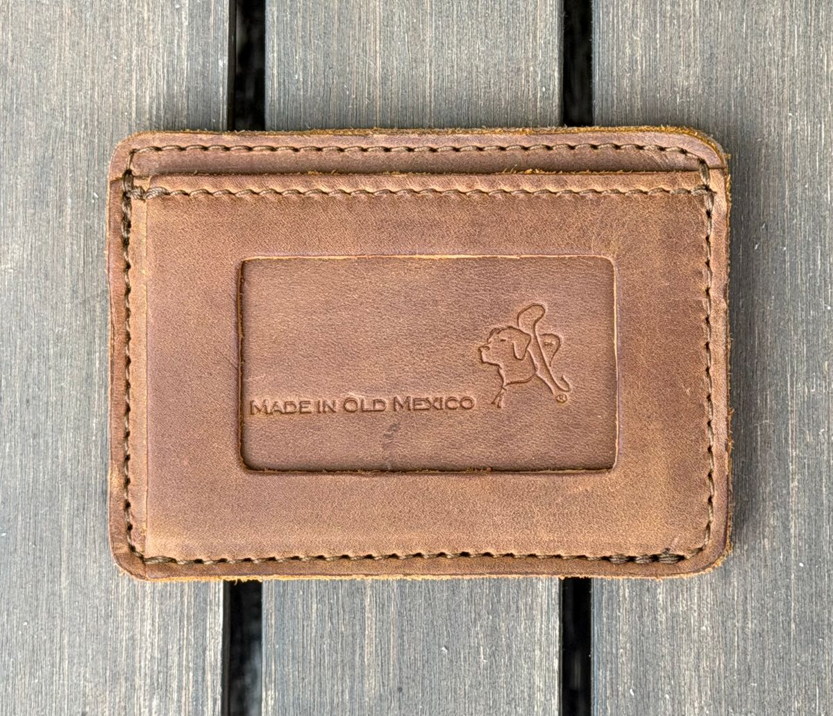 Photo by radboots on October 1, 2025 of the Saddleback Leather Front Pocket ID Wallet in Tobacco.