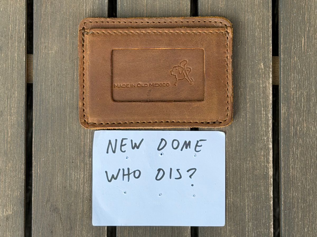 Photo by radboots on October 1, 2025 of the Saddleback Leather Front Pocket ID Wallet in Tobacco.