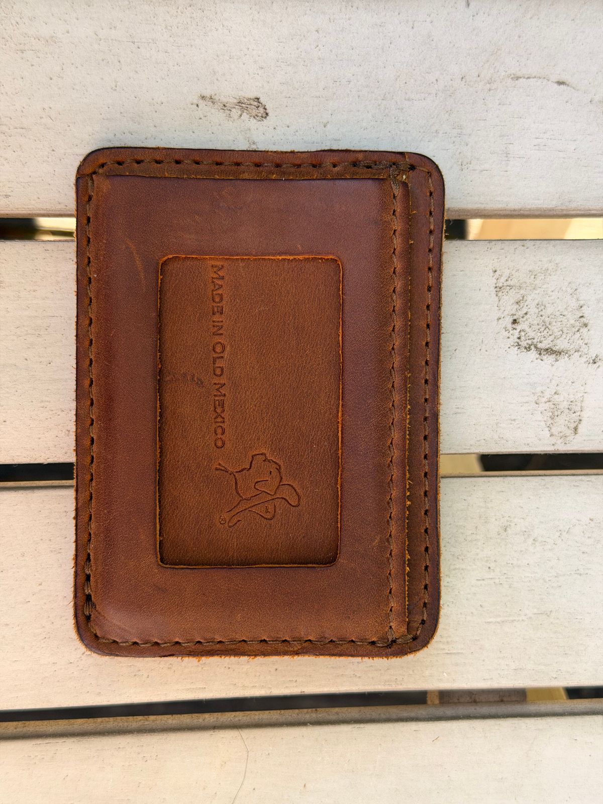 Photo by radboots on November 1, 2025 of the Saddleback Leather Front Pocket ID Wallet in Tobacco.