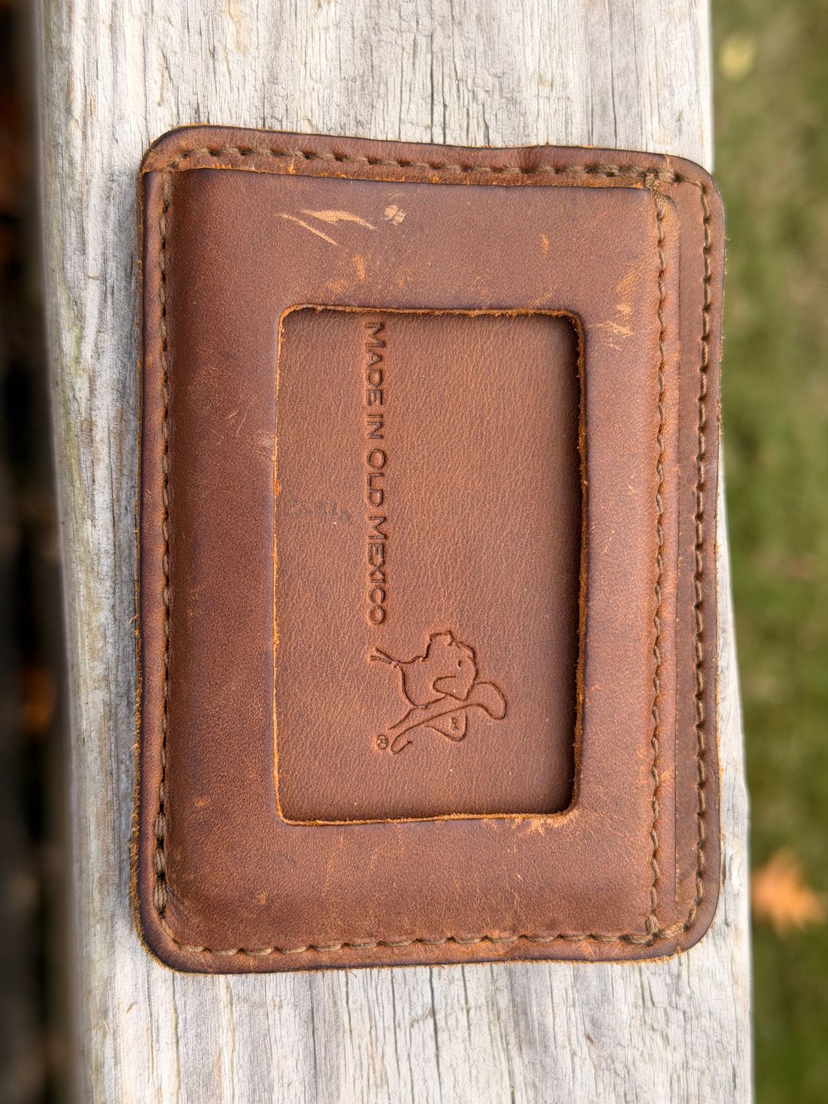 Photo by radboots on December 3, 2025 of the Saddleback Leather Front Pocket ID Wallet in Tobacco.