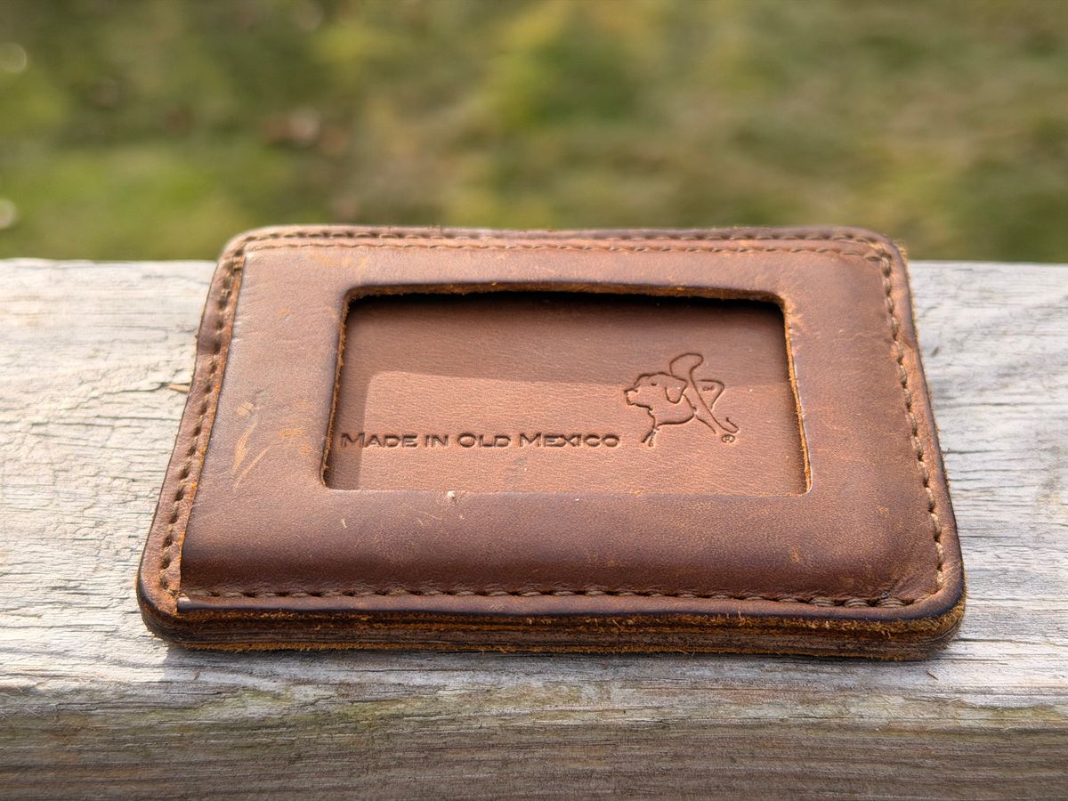 Photo by radboots on December 3, 2025 of the Saddleback Leather Front Pocket ID Wallet in Tobacco.