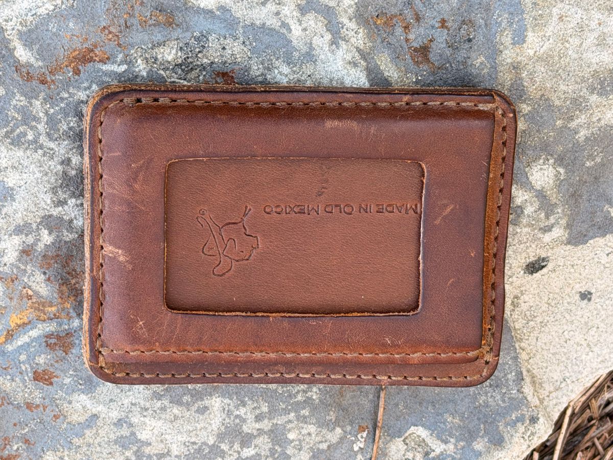 Photo by radboots on February 2, 2026 of the Saddleback Leather Front Pocket ID Wallet in Tobacco.