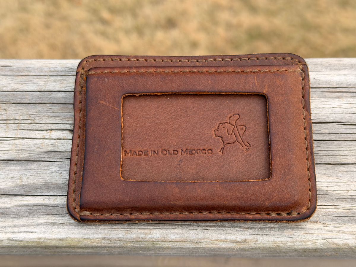 Photo by radboots on March 1, 2026 of the Saddleback Leather Front Pocket ID Wallet in Tobacco.
