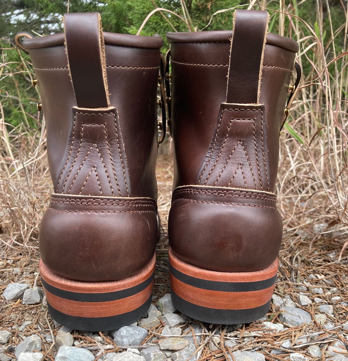 Photo by btstewart on November 3, 2022 of the Nicks Falcon in Horween Brown Chromexcel.