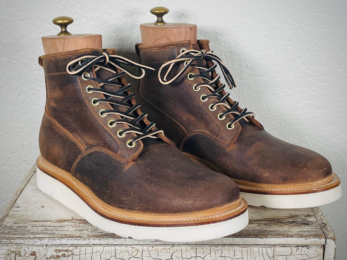 Photo by btstewart on September 21, 2024 of the Viberg Scout Boot in Rawhide Waxy Commander - Charles F. Stead & Co Ltd..