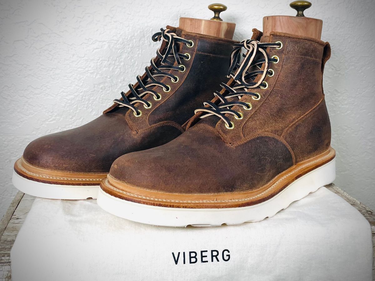 Photo by btstewart on September 21, 2024 of the Viberg Scout Boot in Rawhide Waxy Commander - Charles F. Stead & Co Ltd..