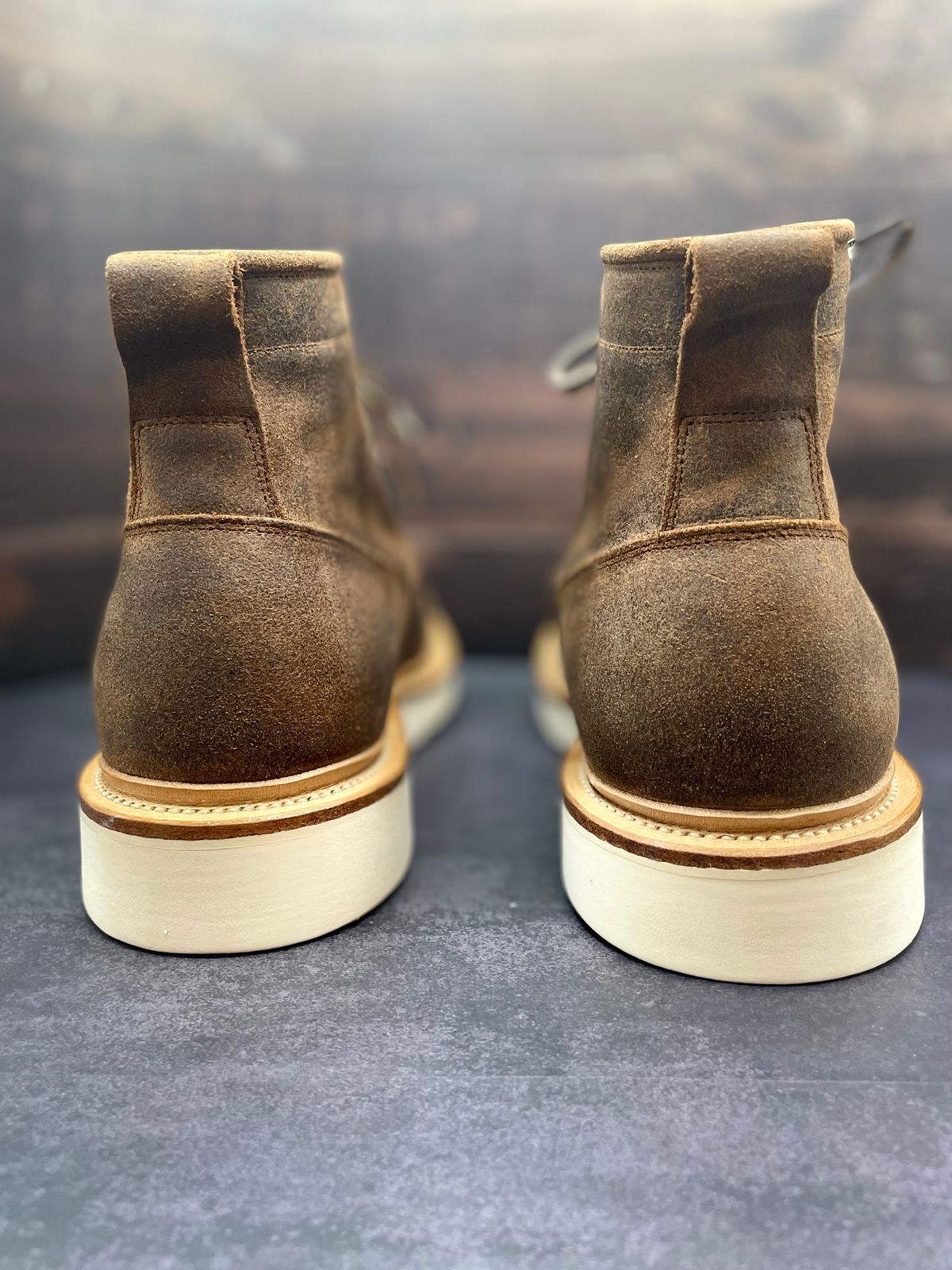 Photo by btstewart on October 1, 2024 of the Viberg Scout Boot in Rawhide Waxy Commander - Charles F. Stead & Co Ltd..