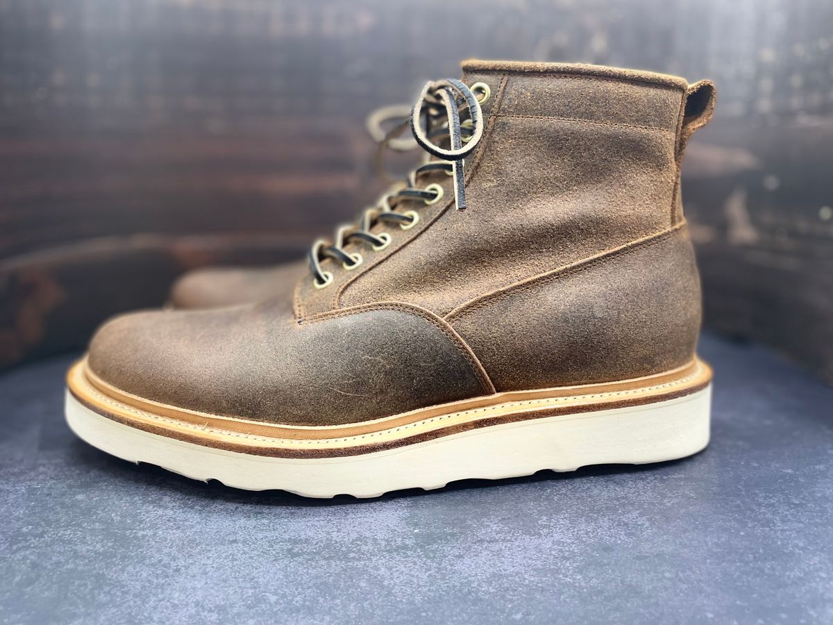 Photo by btstewart on October 1, 2024 of the Viberg Scout Boot in Rawhide Waxy Commander - Charles F. Stead & Co Ltd..