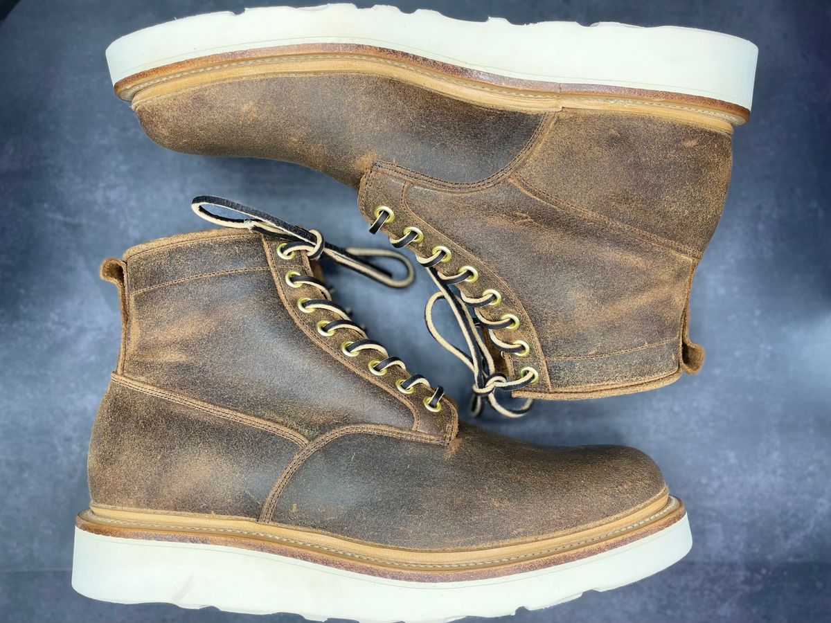 Photo by btstewart on October 1, 2024 of the Viberg Scout Boot in Rawhide Waxy Commander - Charles F. Stead & Co Ltd..